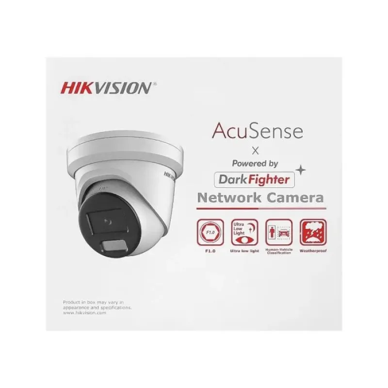 IP-видеокамера 4 Мп Hikvision DS-2CD2346G2H-IU (eF) (2.8 мм) AcuSense с видеоаналитикой для системы видеонаблюдения