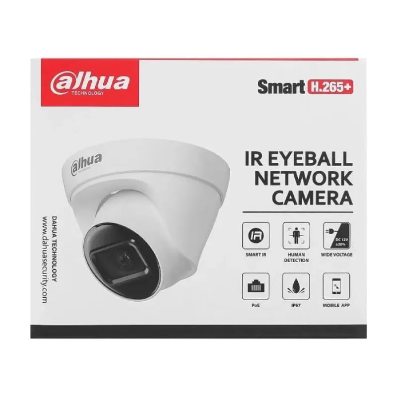 IP-відеокамера 4 Mп Dahua DH-IPC-HDW1431T1 (2.8 мм) для системи відеоспостереження