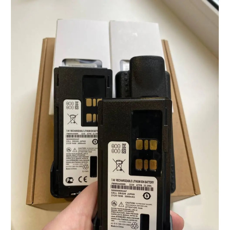 Аккумулятор для радиостанций Motorola DP4400, DP4400e, DP4800, DP4800e с высокой емкостью 3000мАч
