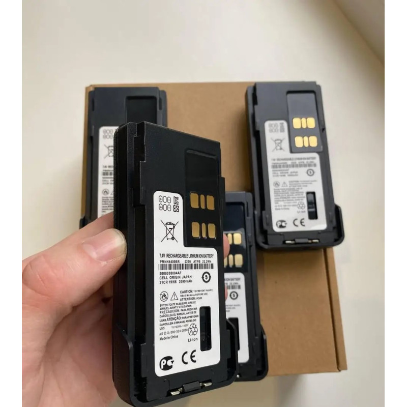 Аккумулятор для радиостанций Motorola DP4400, DP4400e, DP4800, DP4800e с высокой емкостью 3000мАч