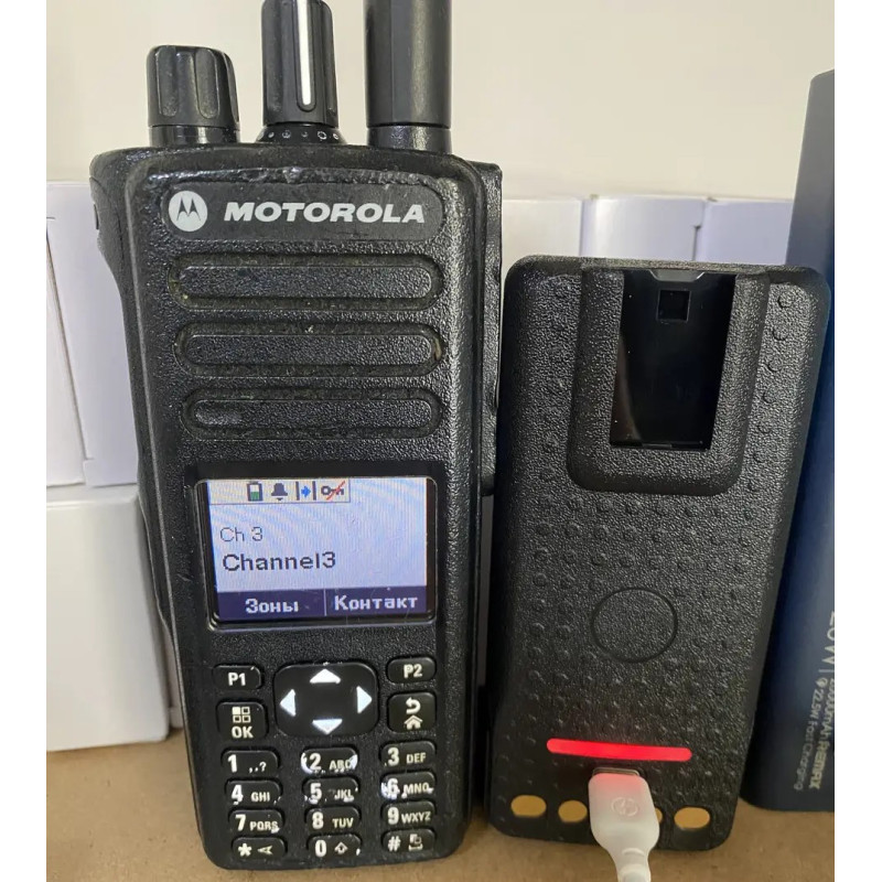 Аккумуляторная батарея 3200 mAh для раций Motorola DP4400 DP4800 DP4400 с TYPE C