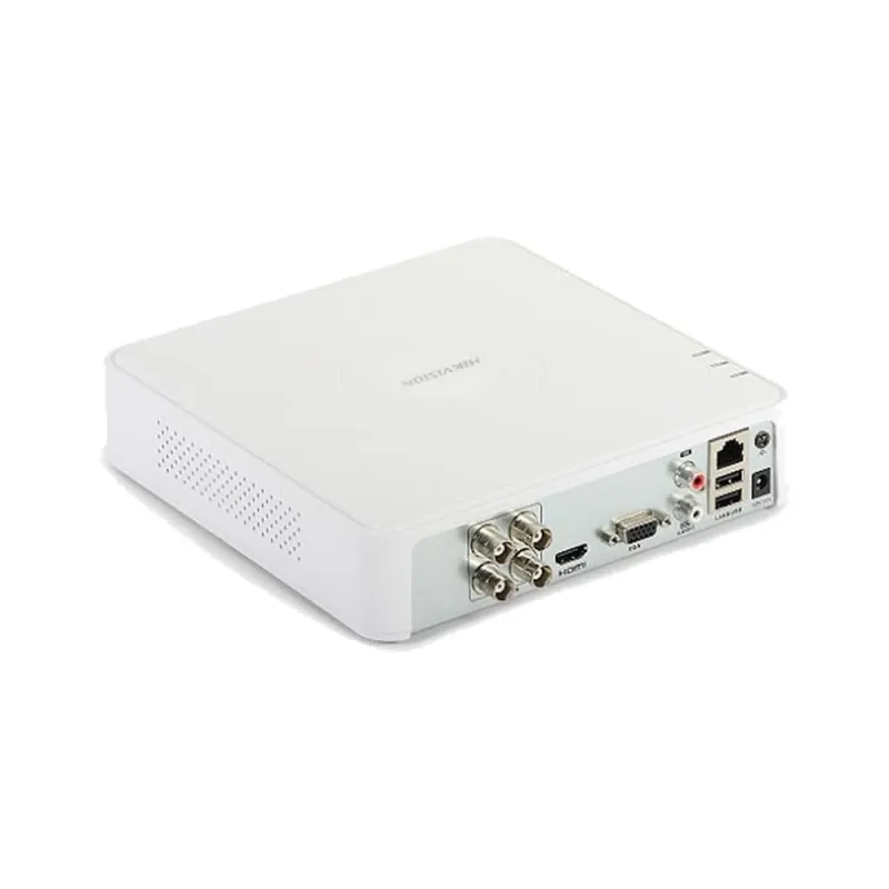 HD-TVI відеореєстратор 4-канальний Hikvision iDS-7104HQHI-M1/S(E) з підтримкою відеоаналітики для системи відеоспостереження
