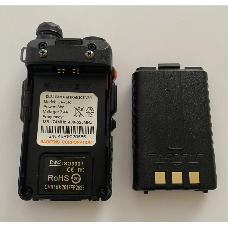 Рация Baofeng (Баофэнг) UV-5R портативная, мощностью 8w