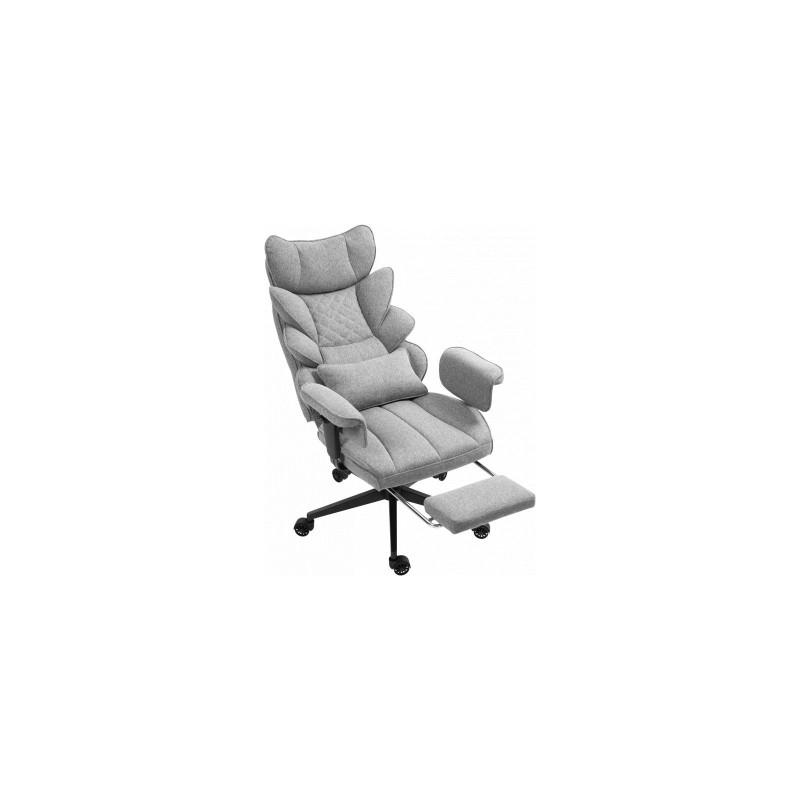 Офісне крісло GT Racer B-2511 Gray (B-2511 Fabric Gray)